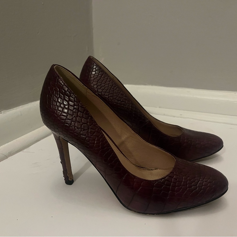 Elegant Burgundy Heels